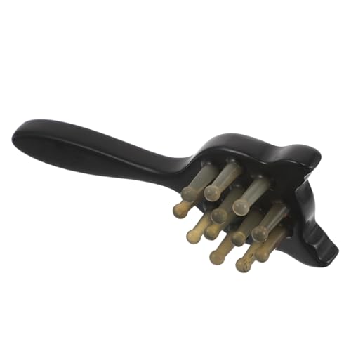 Peigne en corne naturelle brosse anti statique cheveux épais SEWACC