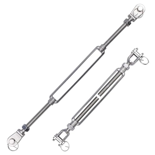 Tensor de 304 Acero Inoxidable con Quijada M5 para Cable y Cuerda, Pack de 1 miniatura 2