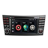 【Anwendbare Modelle & Jahre】Für Mercedes-Benz E-Klasse W211 (E200/E220/E240/E270/E280)(2002-2008)Für Mercedes-Benz CLS Klasse W219 (CLS-350/CLS-500/CLS-55)(2005-2006);Bitte beachten Sie, dass Ihr CD-Wechsler nach der Installation dieses Geräts NICHT funktioniert.Dieses Gerät unterstützt NICHT die Klimaanlageninformationen Ihres Fahrzeugs.