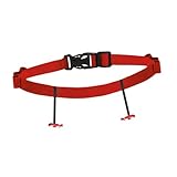 Yiju Triathlon Race Number Belt Running Belts, Adjustable, Lightweight, Accessories, Easy to Install, Triathlon Running Belt, Red