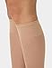 No nonsense Women's Sheer Knee High Value Pack with Comfort Top, Nude - 8 Pair Pack, Plus