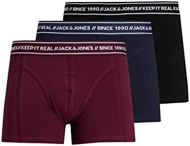 JACK JONES JACTEXT TRUNKS 3 PACK heren Boxershorts