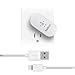 Belkin USB Swivel Home and Wall Charger with Lightning Cable for iPhone, iPad, and iPod, Compatible with iPhone 11, 11 Pro, 11 Pro Max, XS, XS Max, XR, X, 8, 8 Plus and previous iPhone models with Lightning connector, White, 1 Port (F8J032tt04-WHT)