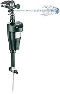 AbcoTech Motion Activated Sprinkler/Animal Deterrent – Ultra Humane & Safe Way of Scaring Away Wild Animals - Deer Deterrent Devices, Cat Deterrent Outdoor, Coyote Deterrent - Deter All Animals Safely