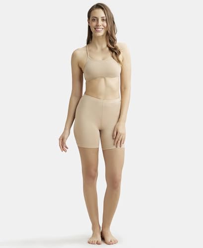 Image of Jockey 1351 Women Super Combed Cotton Elastane Stretch Multiway Styled Crop Top with Adjustable Straps and StayFresh Treatment