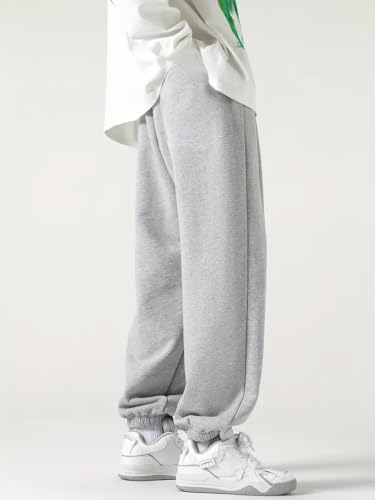 Image of dockstreet Mens Baggy fit Jogger /Sweatpants /Gym Gear, Trouser, Loose Home Relaxed Pants