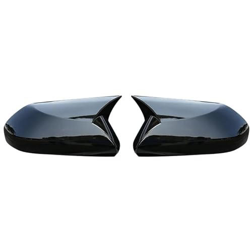 Compatible With For CHR 2018 2019 2020 2021 2022 リアビューサイドミラーカバー 交換用 サイドミラーキャップ(Black,Type A)