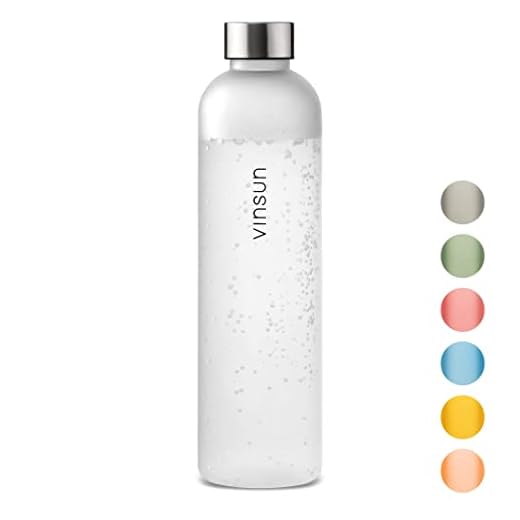 VINSUN Borraccia 650ml in Tritan - Riutilizzabile, Ermetica, Senza BPA - Bottiglia Acqua Leggera per Palestra, Bici, Sport, Scuola, Università, Ufficio - Bianca