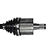 GSP NCV73059 CV Axle Assembly - Compatible with Select Volvo S60; Left Front (Driver Side)