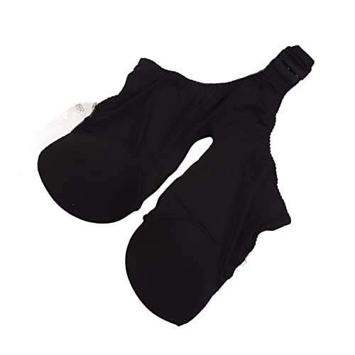 Roupa íntima de uma peça, body respirável com alças transparentes, push-up elástico elegante para lu