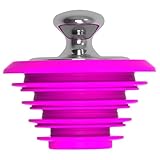 Bathtub Drain Stopper,Silicone Bathtub Stopper, Tub Stopper, Washbasin Drain Plug,Drain Plug (Pink，Patented Product)
