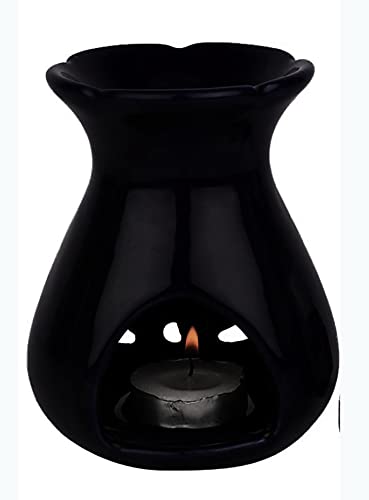 PFURE SOLUTION Ceramic Clay Candle Operated Aroma Burner/Oil Diffuser/Aroma Oil Burner (Sun Flower Set of 1 Black) 4.5 inch Height. Use for Fragrance at Home/Office/Hotel/Bar/Spa etc. (B0957R3NBP) Amazon Price History, Amazon Price Tracker
