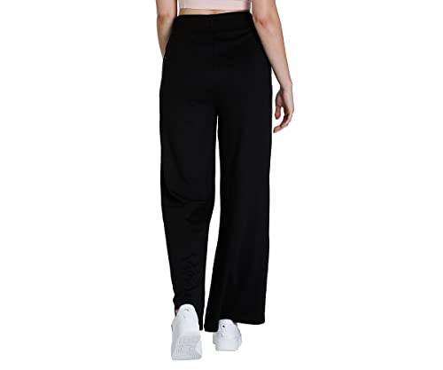 Image of Puma Printed Cotton Relaxed Fit Womens Track Pants