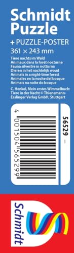 Puzzle 100 pièces SCHMIDT SPIELE Forêt nocturne carton 1 9 mm affiche incluse 36 1x24 3 cm dès tons bleus Neuf - vue 3