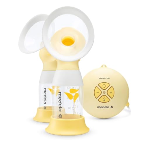 Medela Extractor de leche eléctrico Swing Maxi Flex, Más leche en menos tiempo, con protectores PersonalFit Flex y tecnología Medela 2-Phase Expression
