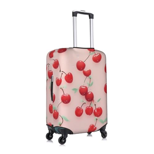 FEMOS Lovely Sweet Red Cherry - Travel Suitcase Cover Elastic Luggage Covers Trolley Protector Cover Fits 18-32 Inch Luggage3
