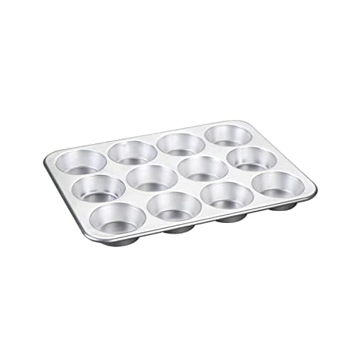 Nordic Ware Natural Aluminum Commercial Muffin Pan, 12 Cup