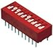 Grayhill Dip Switch Spst Recessed Slide 10 Position Tape - 78RB10ST