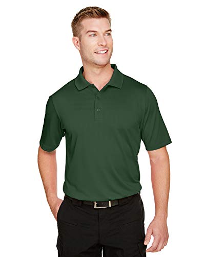 Polo dark green 2XL Harriton Men's Advantage Snag Protection Plus vert