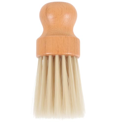 Gogogmee Brosse De Nettoyage à Poils Souples Taille Moyenne Manche En Bois Pour Nettoyage Domestique Dépoussiérage Meubles Clavier Voiture