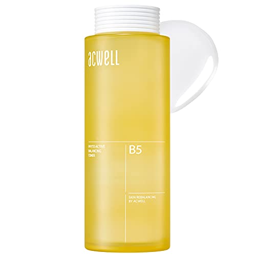 ACWELL Phyto Active Balancing Facial Hydrating Toner 5.4 fl.oz. - Anti-Aging with Peptides, Amino Acid and Licorice Extracts for Skin Hydration and Nourishment, Face Astringent for Skin Tightening