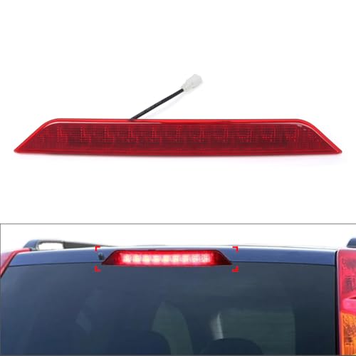 3e feu stop haute visibilité rouge en ABS pour X-Trail 2008-2013 - 6