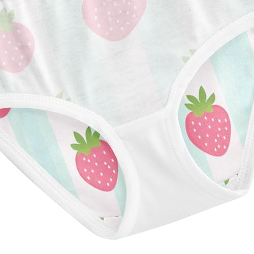 GuoChe Underwear Soft and Breathable Panties Organic Underpants for Girls in Sizes 2T,3T, 4T, 5T, 6Y and 8Y 5