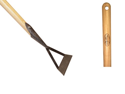 DeWit Dutch Long Handle Push Hoe, Lightweight & Durable Garden Tool with Comfortable Grip for Weeding, Loosening Soil & Cultivating (62 Inches)