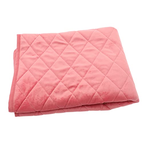 ERINGOGO USB Heating Blanket Versatile Fluffy Warm Blanket for Home Use Quick Heating Washable Wearable for Cold Weather and Leisure Bean Paste Color