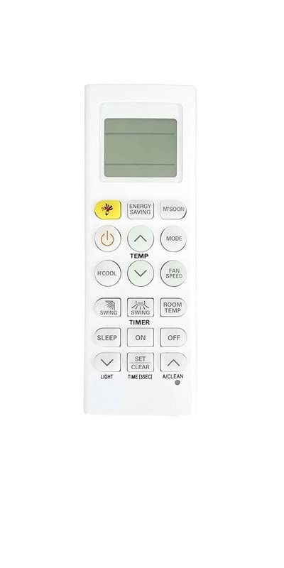 Crypo® 36A Remote Compatible for LG AC Remote Control with Mosquito Function & Double Swing Feature Works for LG Split & Window AC (Same Model only)