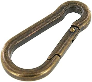 Buckleguy.com B9757 Antique Brass, Carabiner, Solid Brass-LL