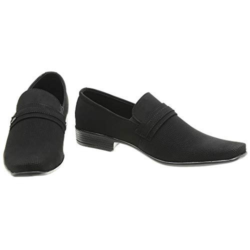 Sapato Social Casual Confort Masculino Antistress Preto