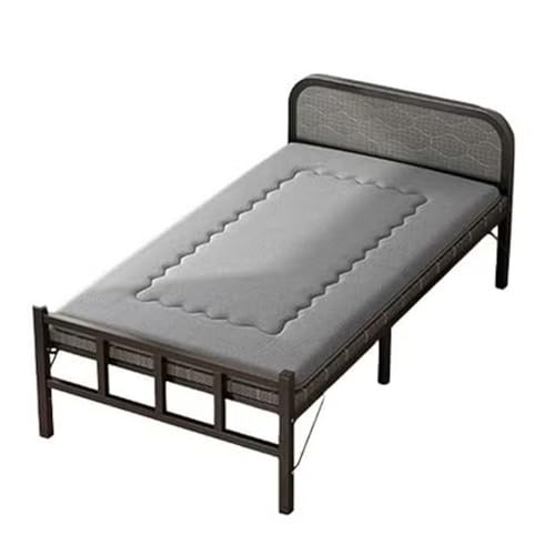 Portable Foldaway household Simple Bed companion with Lambwool Mattress 100 cm