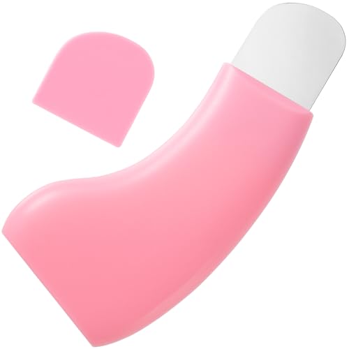 PAGOW Blackhead Remover Tool with Cap, Nose Blackhead Removers, Deep Clean Skin Spatula, Mild and Safe Face Scraper for Men and Women (1 Pcs, Pink)