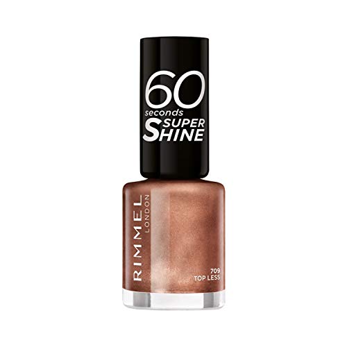 Rimmel London 60 Seconds Super Shine #709-Top Less 8 ml - 1 unidad - Imagen 3