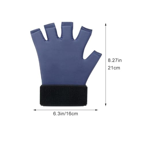 Guante de hielo para dedos y protector de manos de gel ajustable 4