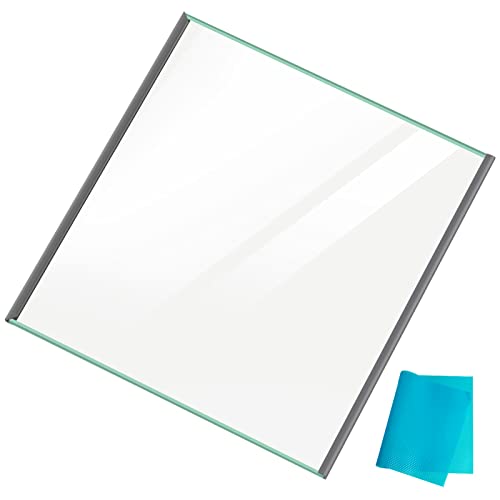 UPGRADED W11188040 Refrigerator Glass Shelf Compatible with Whirlpool Fresh Food Upper Glass Shelf Replacement Tempered Glass Shelf Parts W11135529 AP6286990 Fit WRS312/ WRS315/ WRS321/WRS325..Series