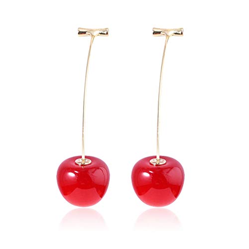 Kakyoin Cherry Dangle Earrings – Best Gifts For Women and Girls (Red cherry earrings)