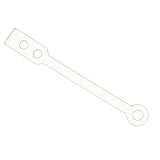 Bigudi Gummi, flach, lang, 25 Stück