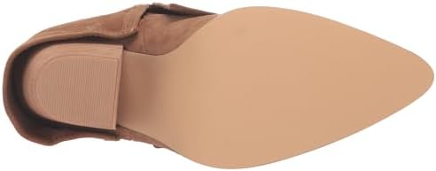 Steve Madden Women's Layne Western Boot, Cognac Suede, 10 | Image 3