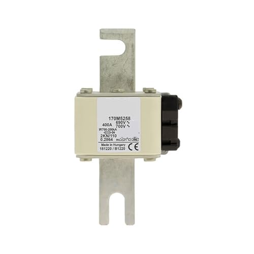 Fusible 170M5258 para evitar sobrecargas con su protector de circuito rápido de 400A 2