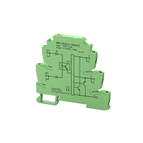 Relé optoacoplador para PLC que elimina ruidos eléctricos en sistemas de automatización