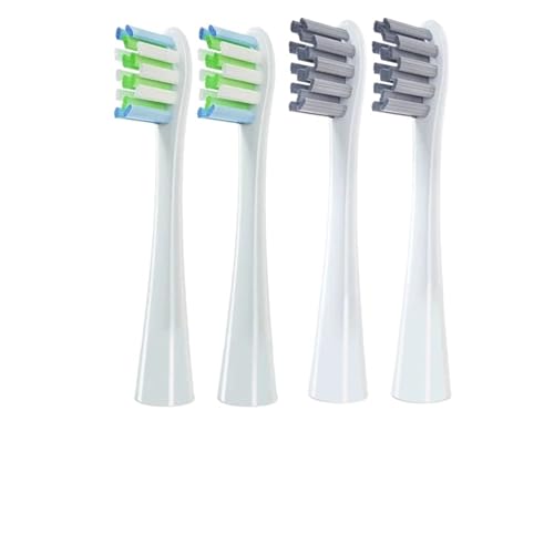 �����\�ȃu���V�w�b�h�AOclean X/X PRO/Z1/F1/One/Air 2/SE Sonic�d�����u���V�m�Y���^��p�b�P�[�W�ɑΉ�(2white2gray)