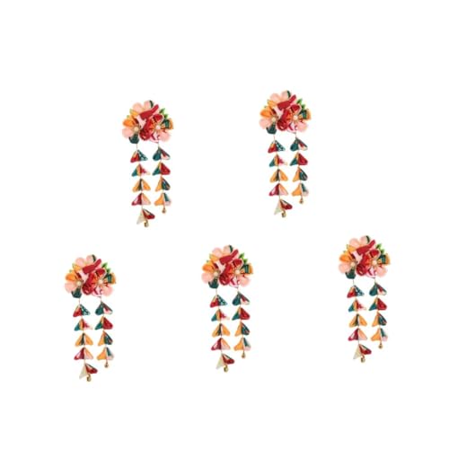 Épingle à cheveux japonaise kimono avec fleur en tissu résistant pour mariage
