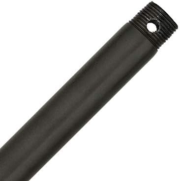 Monte Carlo DR12BK 12-Inch Downrod, Matte Black