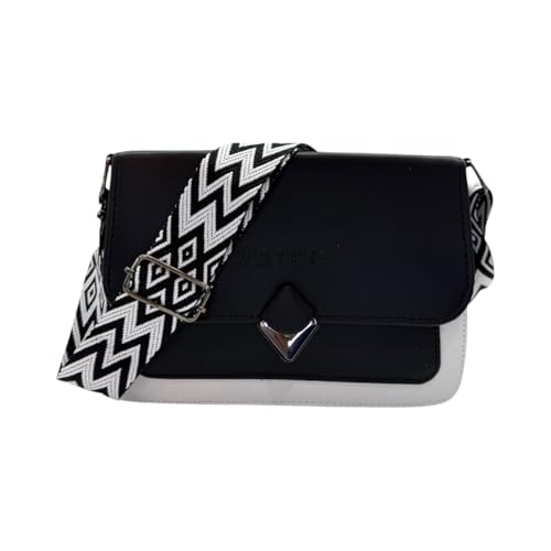 Image of YATEE Stylish Crossbody Sling Bag for women & Girls - Premium PU Leather Shoulder Purse with Adjustable Strap, Black Casual shoulder Bag for Office, Travel & Daily Use.