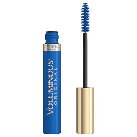 L’Oreal Paris Original Voluminous Mascara, Building Mascara Volume and Length Formula, Washable, Cobalt, 0.26 Fl Oz., 1 Count