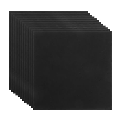 Uonlytech 12 piezas paneles acústicos autoadhesivos de alta densidad para estudio en casa, paneles de pared insonorizantes resistentes al fuego para control de sonido miniatura 1