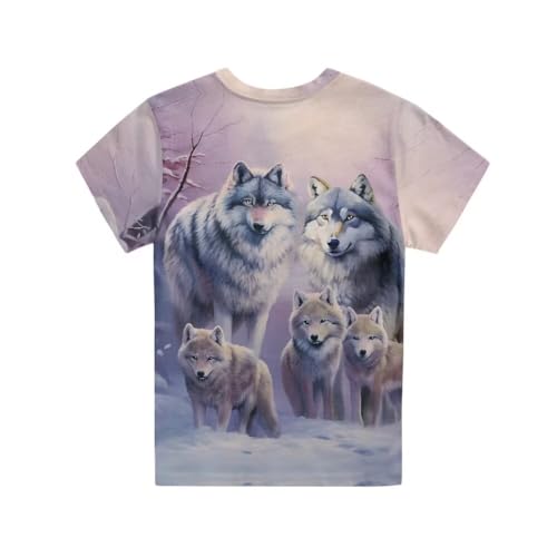 Image of Xhuibop Kids T Shirts for Boys Size 3-16 Girls Short Sleeve Sportswear Active Tops