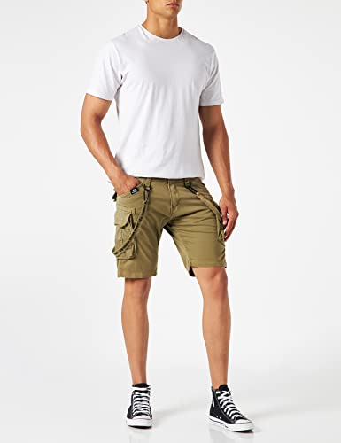 Alpha Industries Herren Utility Short Für Cargos, Olive, 34 EU – Ansicht 3